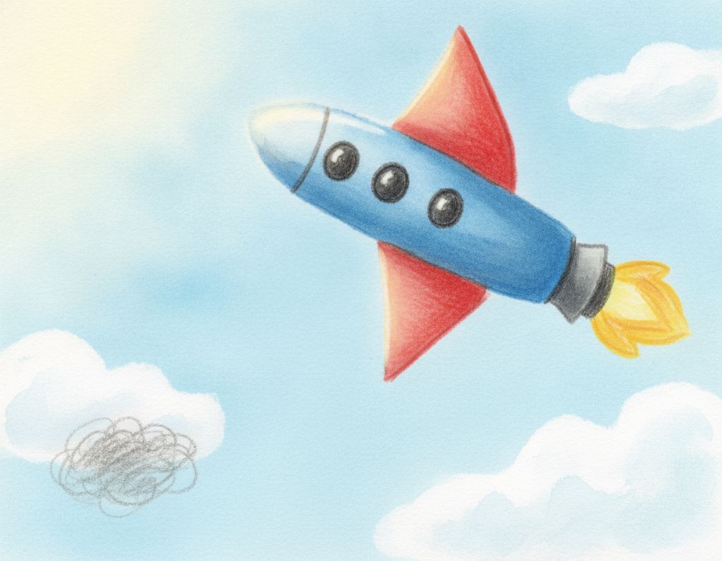 あおぞら ロケットの ぴゅん の えほん